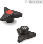 Three-arm knob VB.839/80 SST-M10-C5